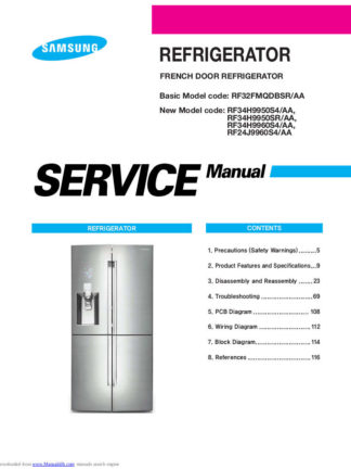 Samsung Refrigerator Service Manual 42