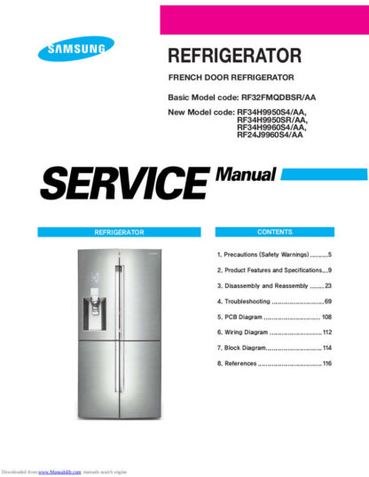 Samsung Refrigerator Service Manual 42