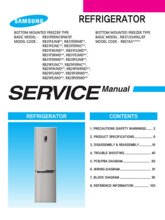 Samsung Refrigerator Service Manual 47