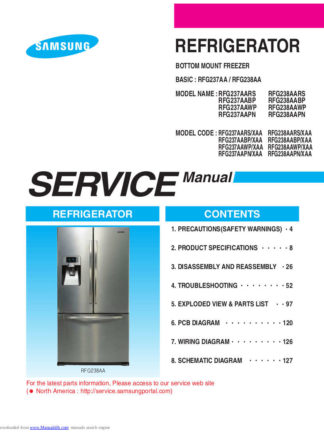 Samsung Refrigerator Service Manual 51