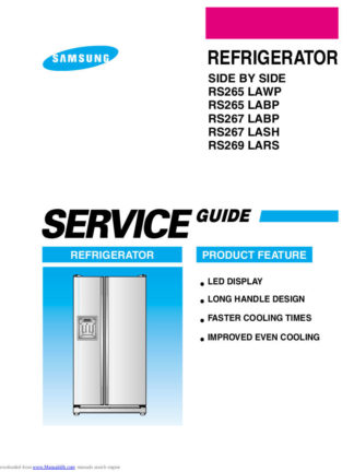 Samsung Refrigerator Service Manual 61