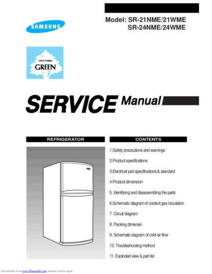 Samsung Refrigerator Service Manual 73