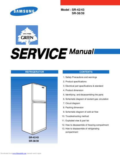 Samsung Refrigerator Service Manual 76