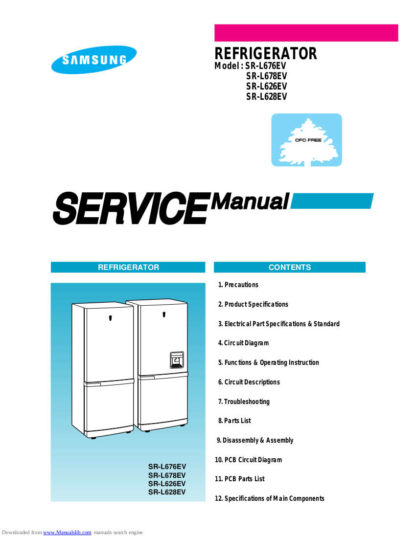 Samsung Refrigerator Service Manual 79