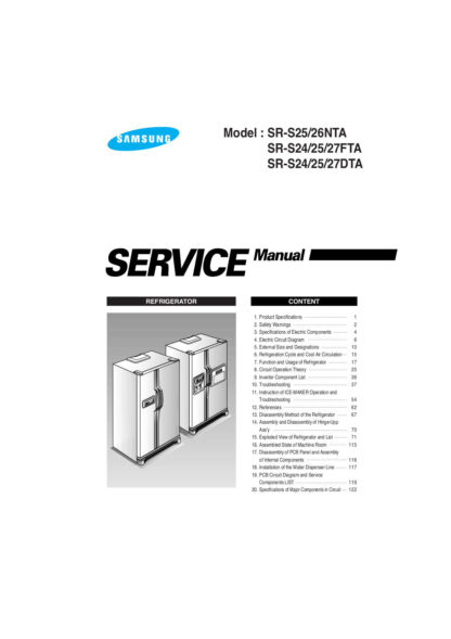 Samsung Refrigerator Service Manual 81