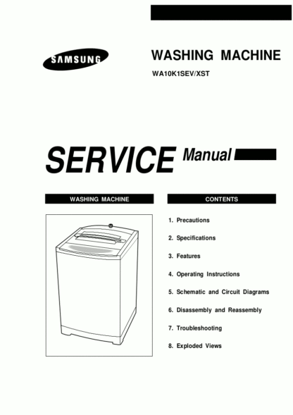 Samsung Washer Service Manual 06