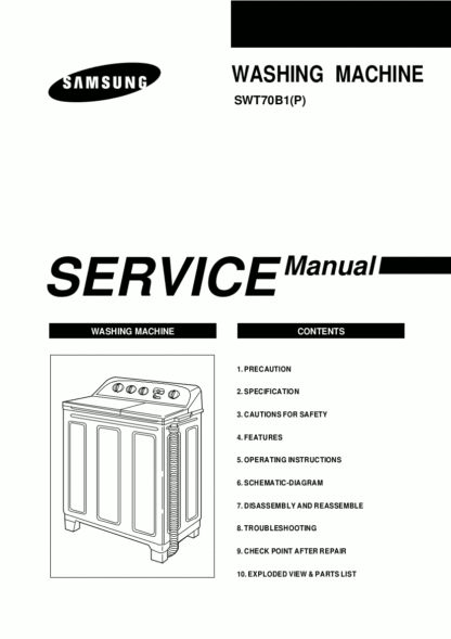 Samsung Washer Service Manual 07