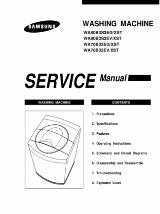 Samsung Washer Service Manual 08