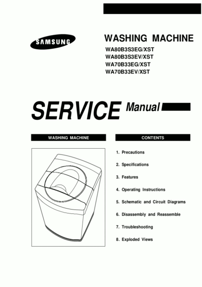 Samsung Washer Service Manual 08
