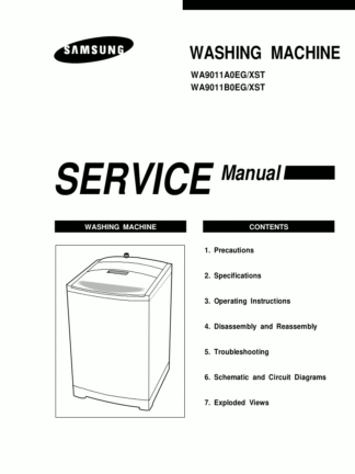 Samsung Washer Service Manual 10