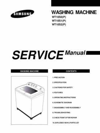 Samsung Washer Service Manual 11