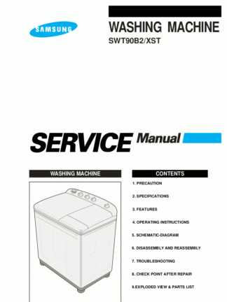 Samsung Washer Service Manual 13