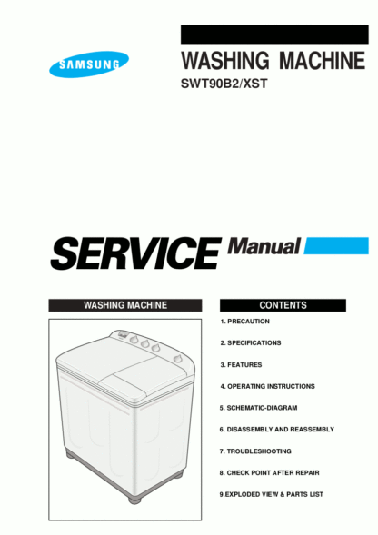 Samsung Washer Service Manual 13