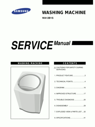 Samsung Washer Service Manual 14