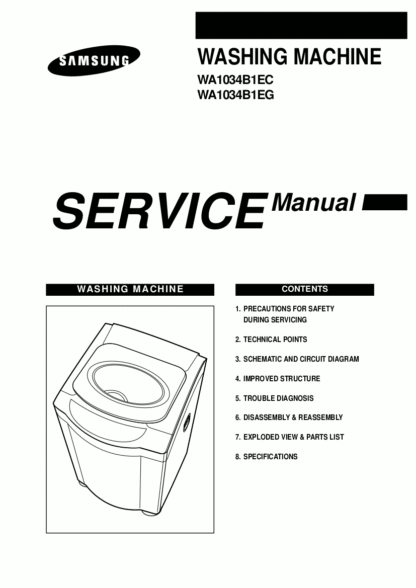 Samsung Washer Service Manual 16