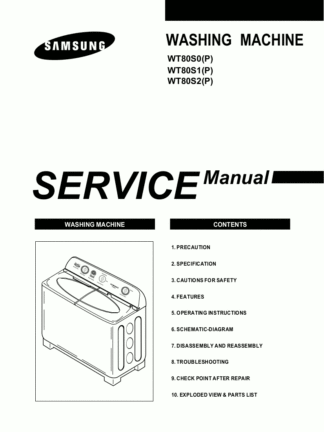 Samsung Washer Service Manual 18