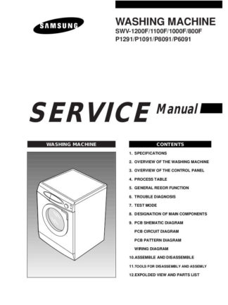 Samsung Washer Service Manual 19