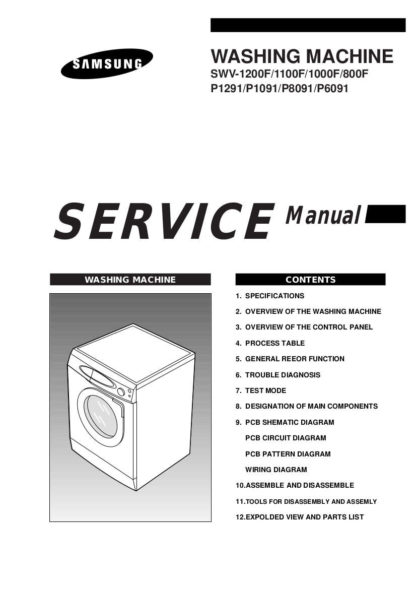 Samsung Washer Service Manual 19
