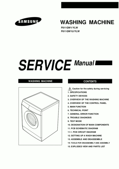Samsung Washer Service Manual 30