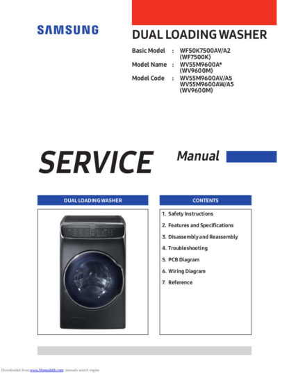 Samsung Washer Service Manual 31