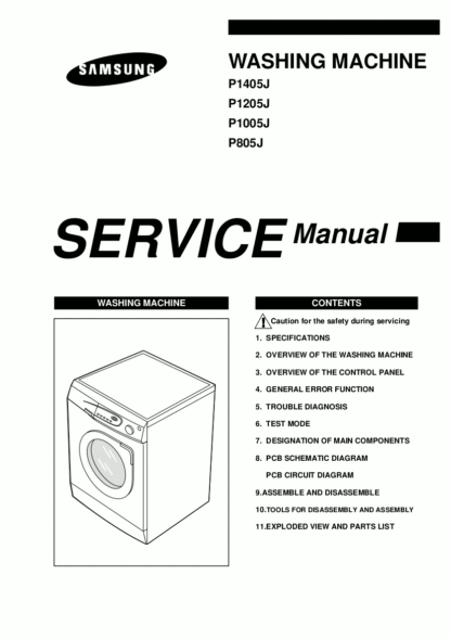 Samsung Washer Service Manual 32