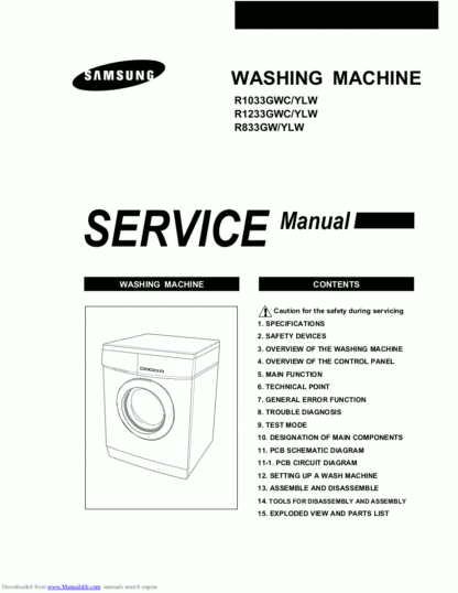 Samsung Washer Service Manual 35