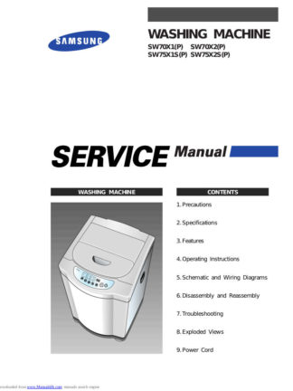 Samsung Washer Service Manual 38