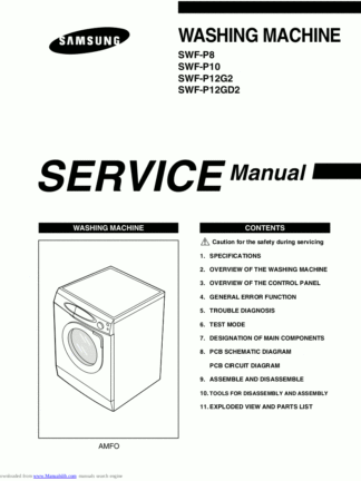 Samsung Washer Service Manual 41