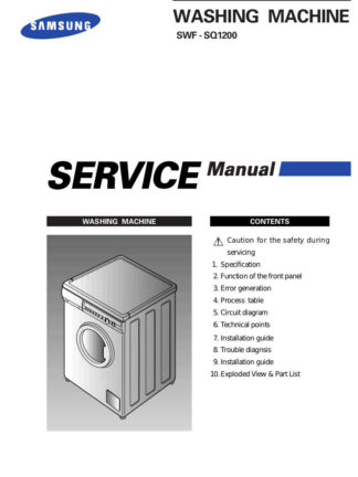 Samsung Washer Service Manual 43