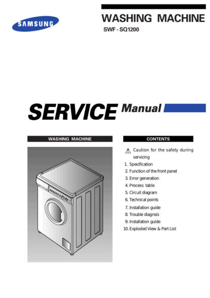 Samsung Washer Service Manual 43