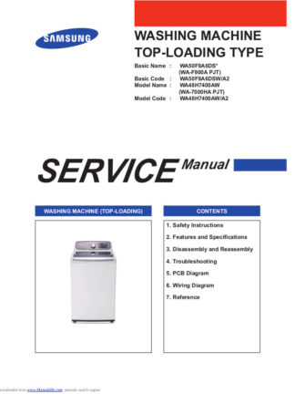 Samsung Washer Service Manual 45