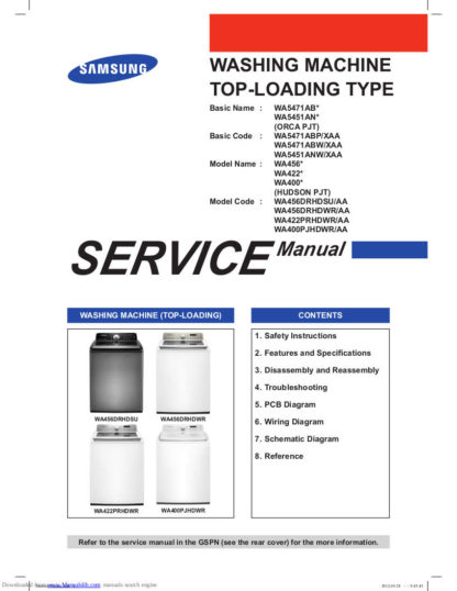 Samsung Washer Service Manual 46