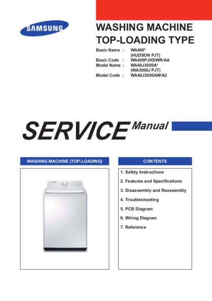 Samsung Washer Service Manual 47