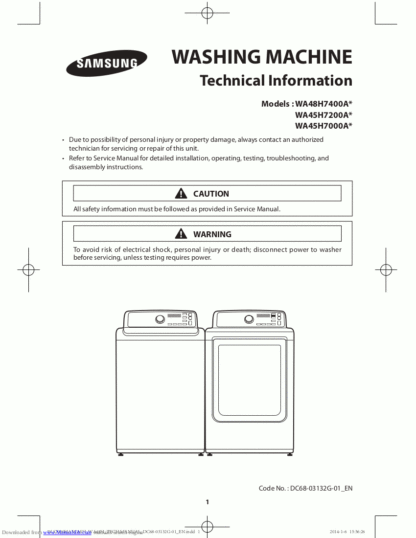 Samsung Washer Service Manual 48