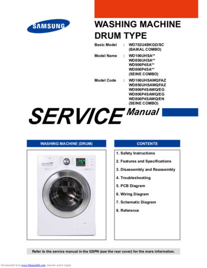 Samsung Washer Service Manual 49