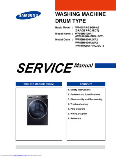Samsung Washer Service Manual 52