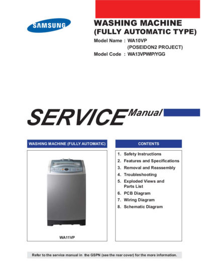 Samsung Washer Service Manual 54