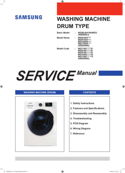 Samsung Washer Service Manual 55