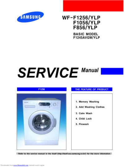 Samsung Washer Service Manual 58