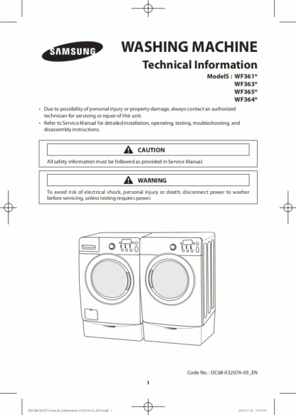 Samsung Washer Service Manual 62