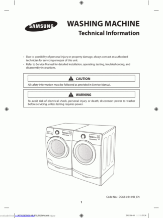 Samsung Washer Service Manual 64
