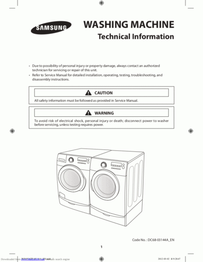 Samsung Washer Service Manual 65