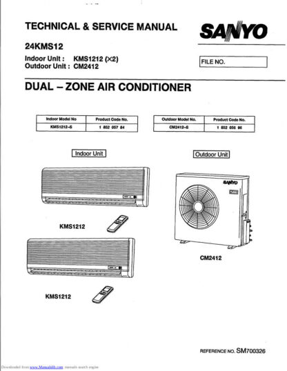 Sanyo Air Conditioner Service Manual 68