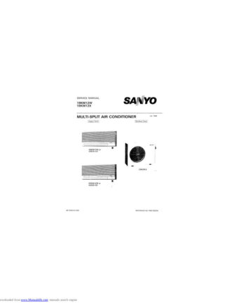 Sanyo Air Conditioner Service Manual 69