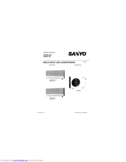 Sanyo Air Conditioner Service Manual 69