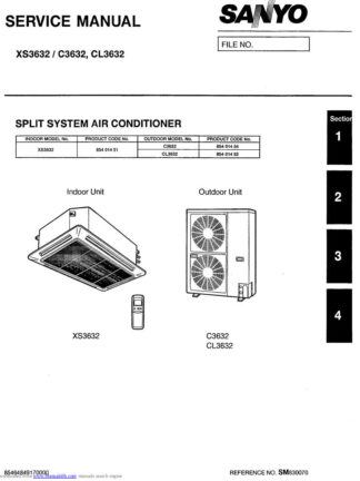 Sanyo Air Conditioner Service Manual 71