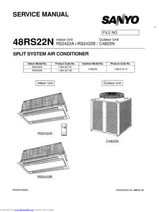 Sanyo Air Conditioner Service Manual 77