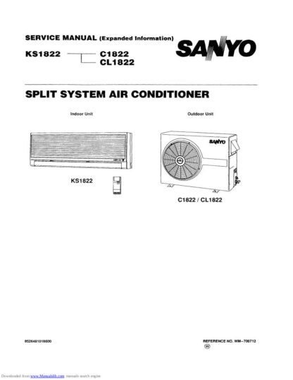 Sanyo Air Conditioner Service Manual 78