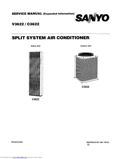 Sanyo Air Conditioner Service Manual 81