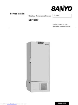 Sanyo Refrigerator Service Manual 04
